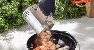 how to use a chimney starter