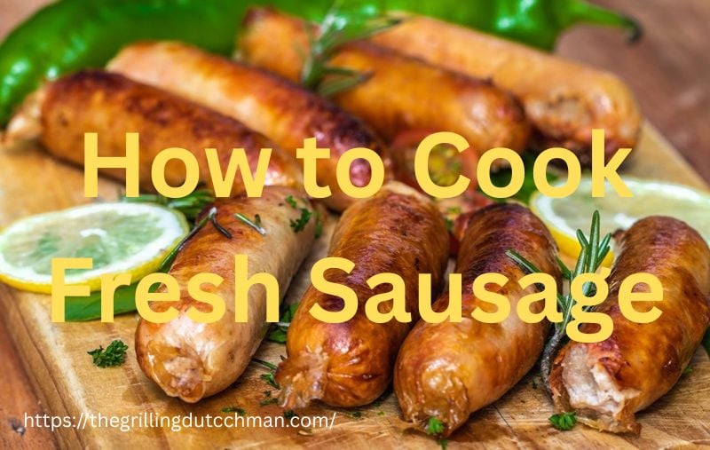 fresh cooked sausage