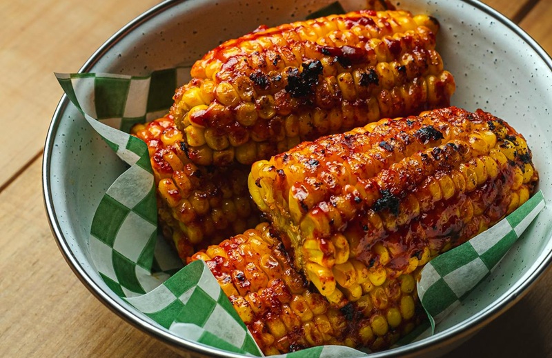 smoked Mexican street corn