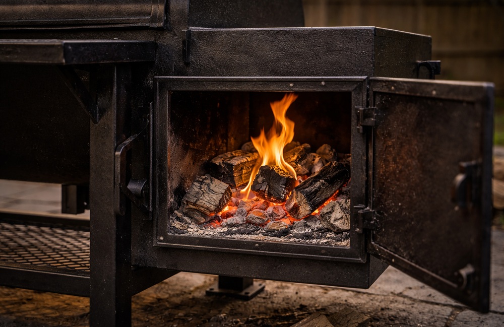 Offset Smoker Firebox