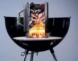 how does a chimney starter work